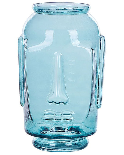 Dekorativ vase Sambar i blåt glas, 1 stk.