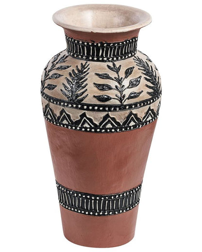 Dekorativ vase Siak keramik brun 1 stk.