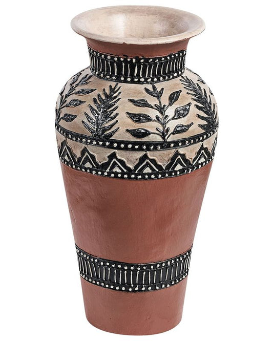 Dekorativ vase Siak keramik brun 1 stk.