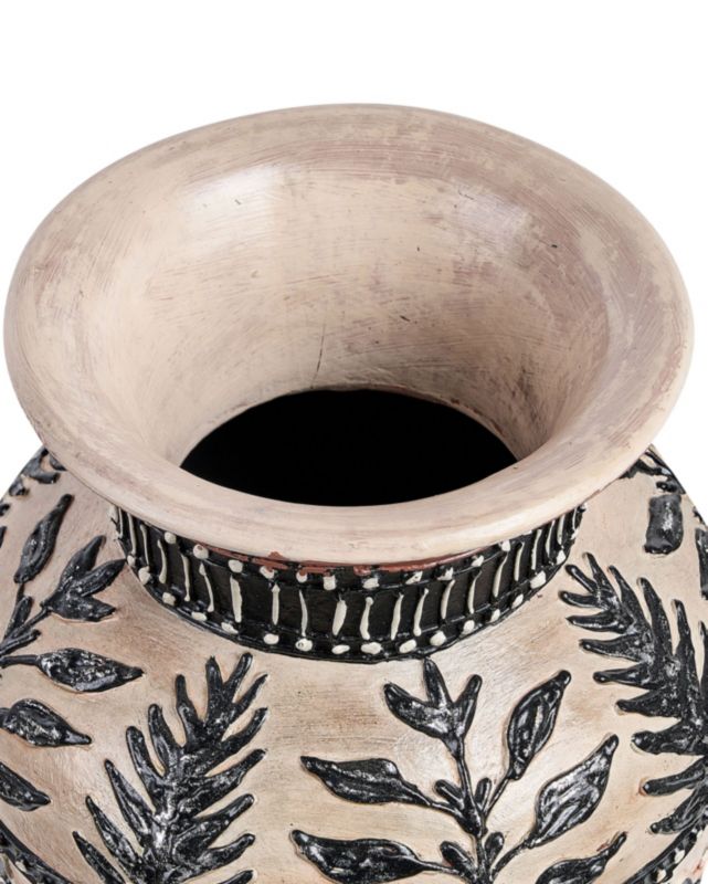 Dekorativ vase Siak keramik brun 1 stk.