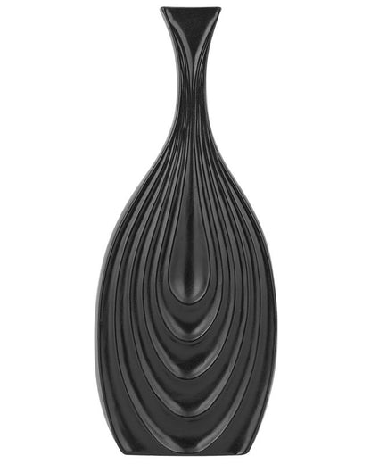 Dekorativ vase Thapsus keramik sort 1 stk.