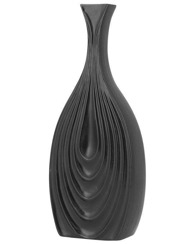 Dekorativ vase Thapsus keramik sort 1 stk.
