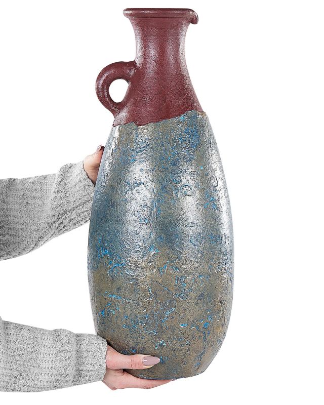 Dekorativ vase Velia keramik blå 1 stk.