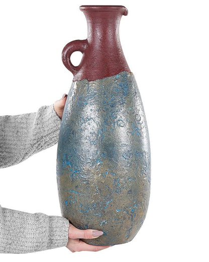 Dekorativ vase Velia keramik blå 1 stk.