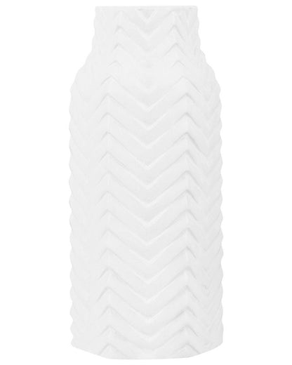 Dekorativ vase Xanthos keramik hvid 1 stk.