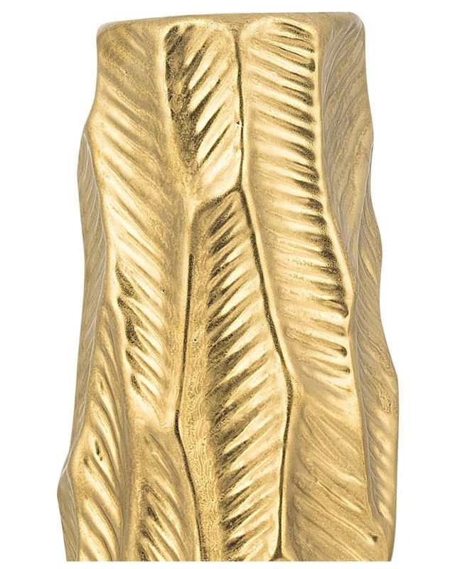 Dekorativ vase Zafar keramik guld 1 stk.