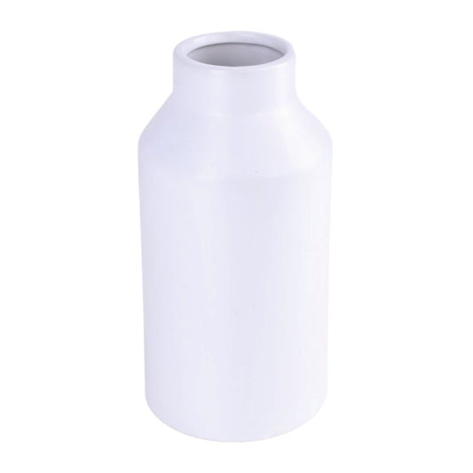 Vase Direct Home and Garden Clay 14 x 14 x 26 cm mat hvid