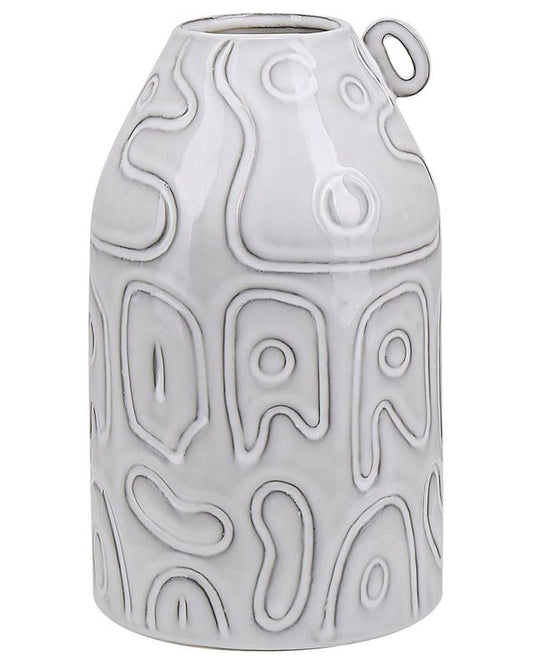 Alalia keramik vase til blomster grå 1 stk.