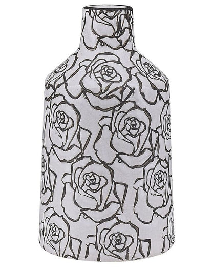 Alinda keramik vase til blomster, hvid, 1 stk.