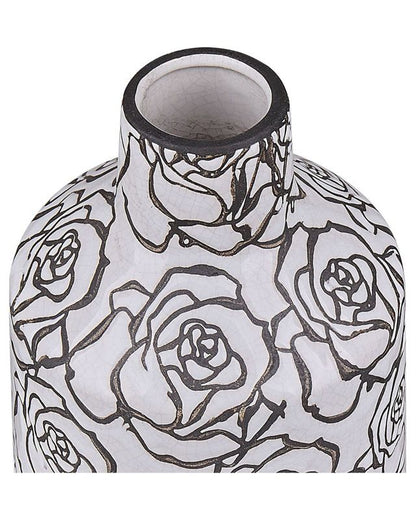 Alinda keramik vase til blomster, hvid, 1 stk.