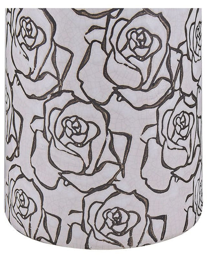 Alinda keramik vase til blomster, hvid, 1 stk.
