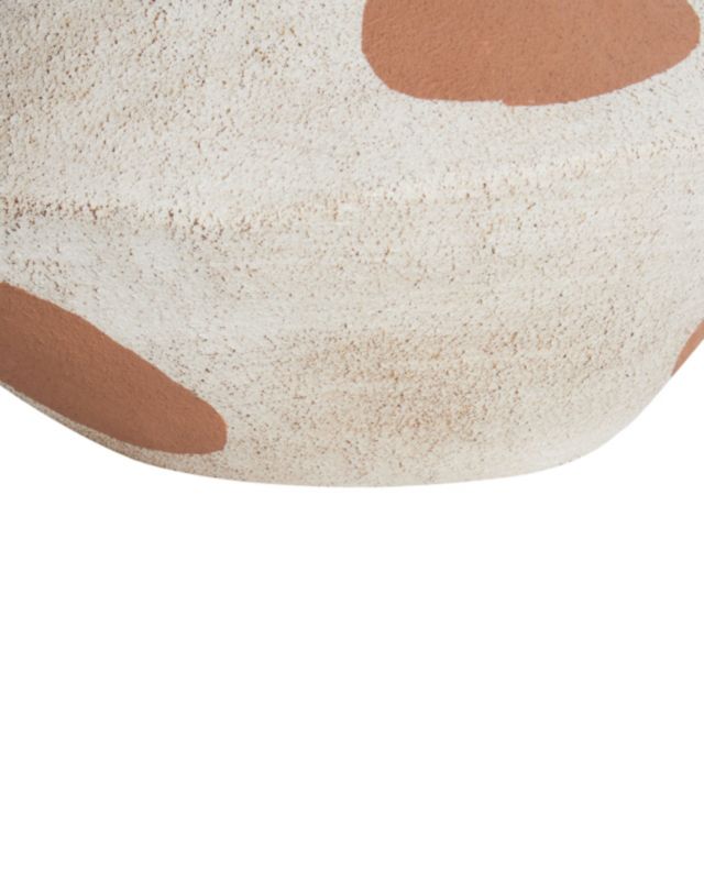 Alosidae keramik vase til blomster i lys beige, 1 stk.
