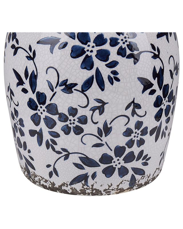 Amida keramik vase til blomster i hvid, 1 stk.