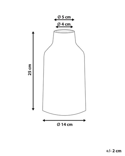 Amisos keramik vase til blomster, hvid, 1 stk.