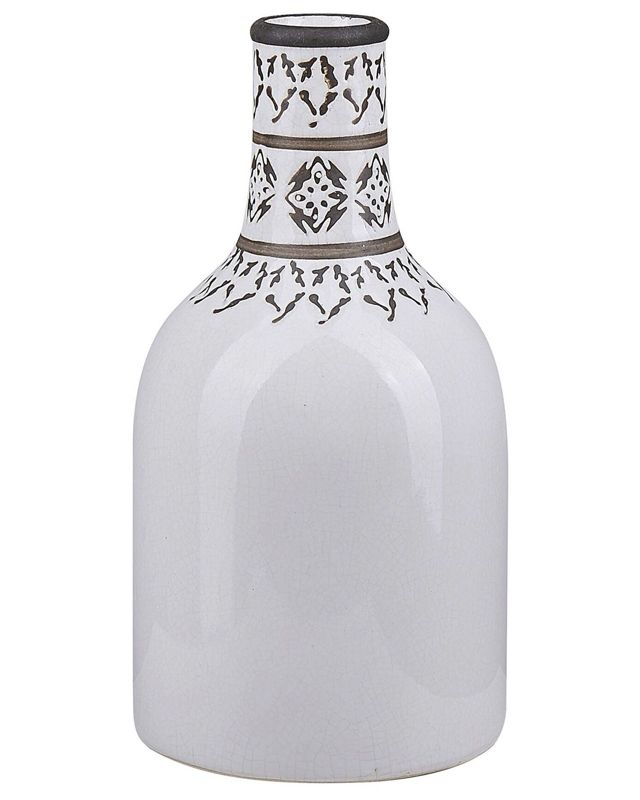 Ankon keramikvase til blomster, hvid, 1 stk.