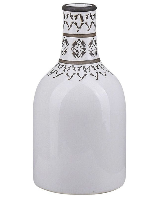 Ankon keramikvase til blomster, hvid, 1 stk.