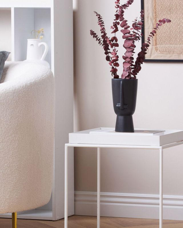Artemis keramik vase til blomster sort 1 stk.