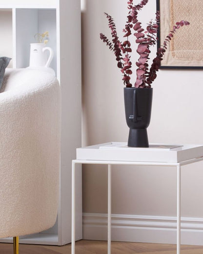 Artemis keramik vase til blomster sort 1 stk.