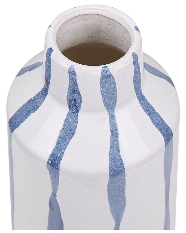 Assus keramikvase til blomster, hvid, 1 stk.