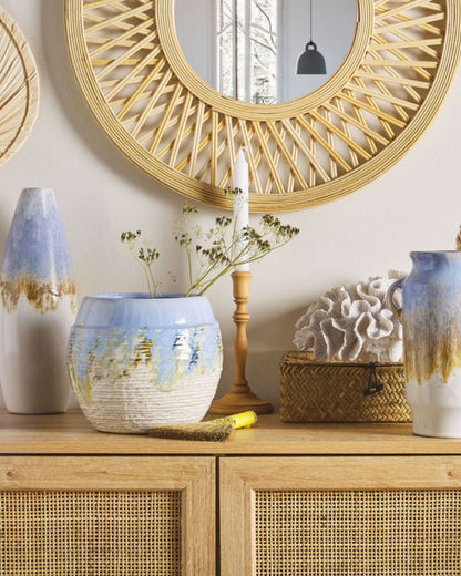 Berge keramisk farverig vase til blomster, 1 stk.