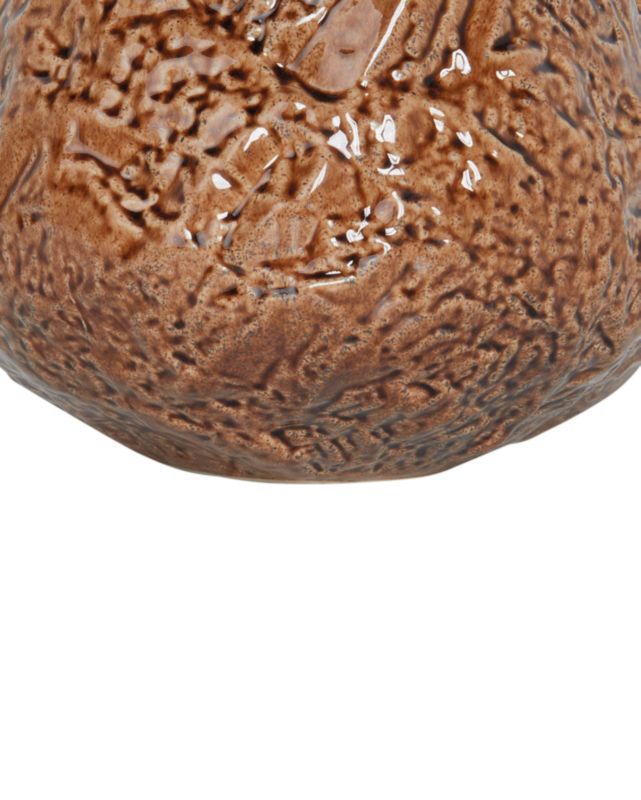 Betta keramikvase til blomster i brun, 1 stk.