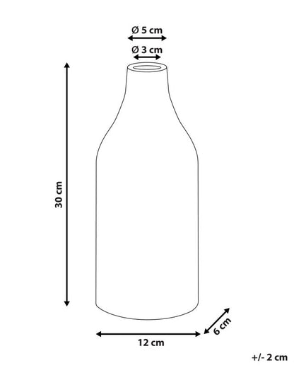 Callipolis keramik vase til blomster i blå, 1 stk.