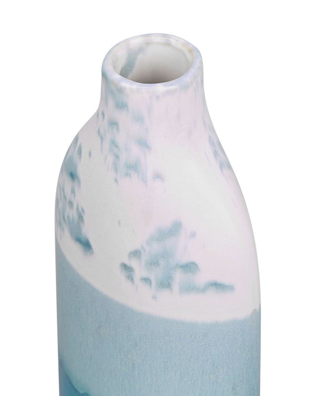 Callipolis keramik vase til blomster i blå, 1 stk.