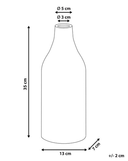 Callipolis keramik vase til blomster, blå, 1 stk.