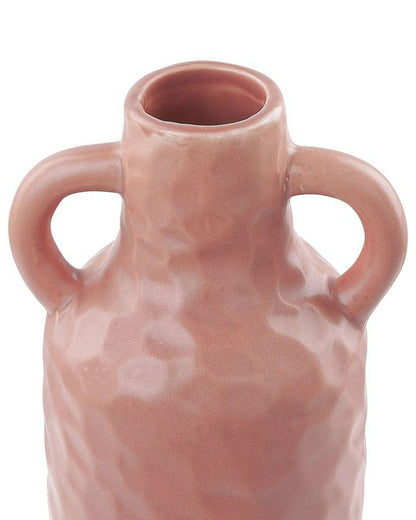 Drama keramik vase til blomster i pastelrosa, 1 stk.