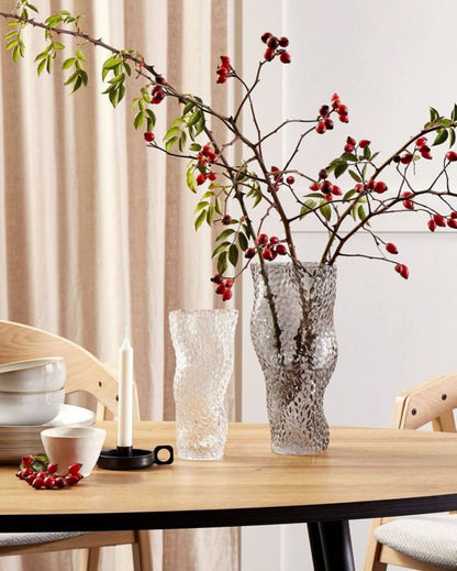 Elatos glasvase til blomster, transparent, 1 stk.