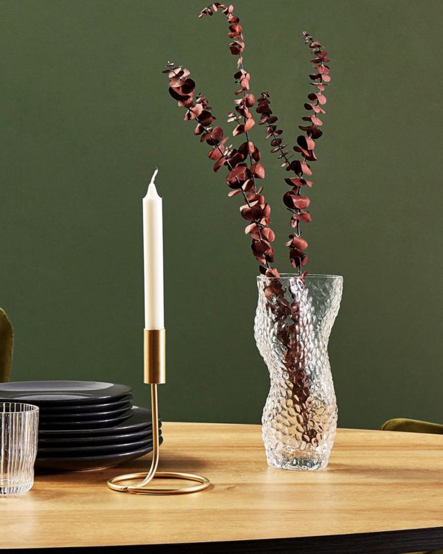 Elatos glasvase til blomster, transparent, 1 stk.