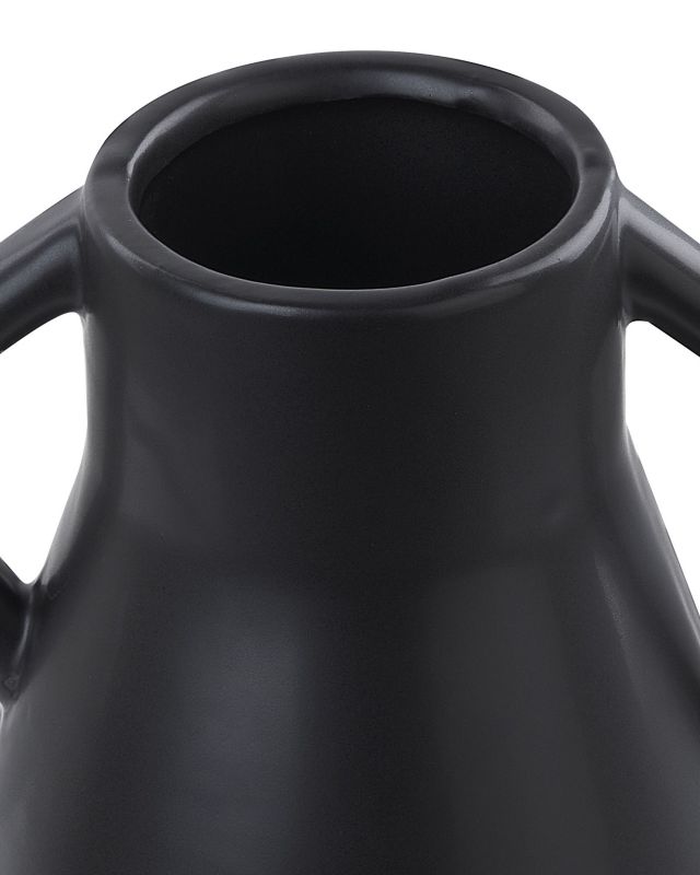 Fermi keramik vase til blomster, sort, 1 stk.