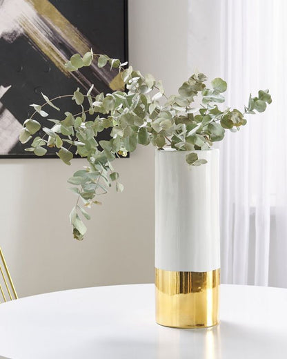 Gelida keramikvase til blomster, hvid, 1 stk.