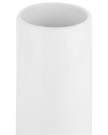 Gelida keramikvase til blomster, hvid, 1 stk.