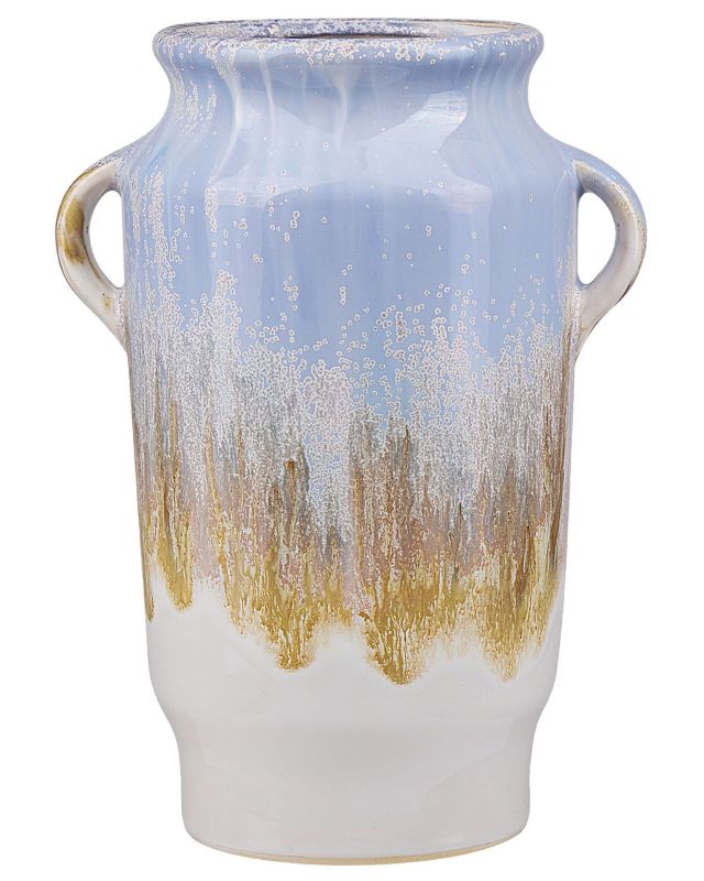 Gerrha keramik vase til blomster i blå - 1 stk.