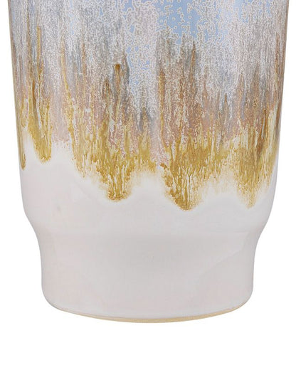 Gerrha keramik vase til blomster i blå - 1 stk.
