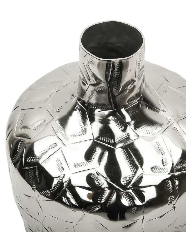 Inshas metalvase i sølv til blomster, 1 stk.