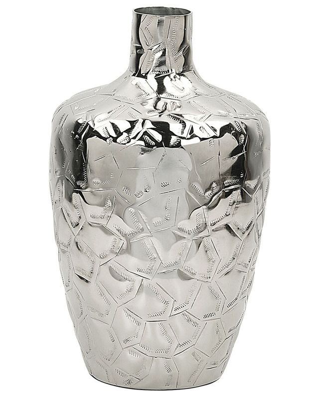 Inshas Metal sølv vase til blomster, 1 stk.