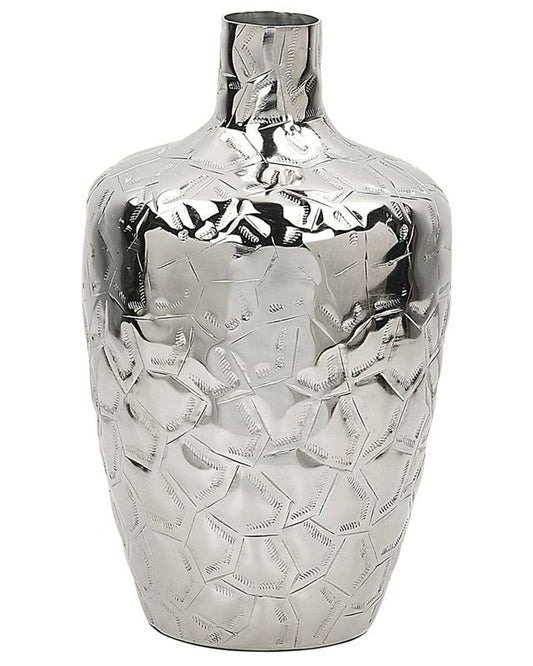 Inshas Metal sølv vase til blomster, 1 stk.