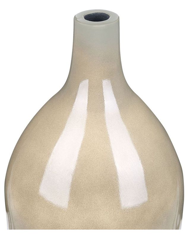 Leganes keramisk vase i beige-grå – 1 stk.