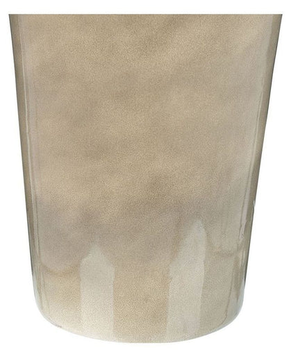 Leganes keramisk vase i beige-grå – 1 stk.