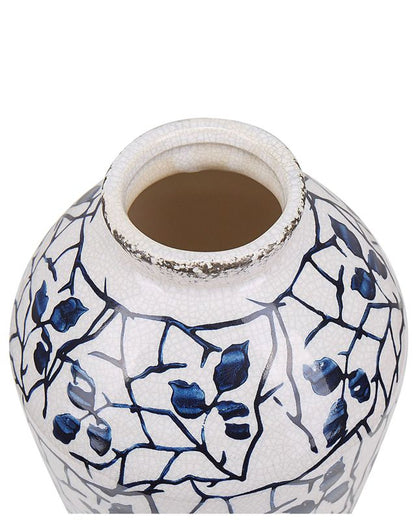 Mallia keramik vase til blomster i hvid, 1 stk.