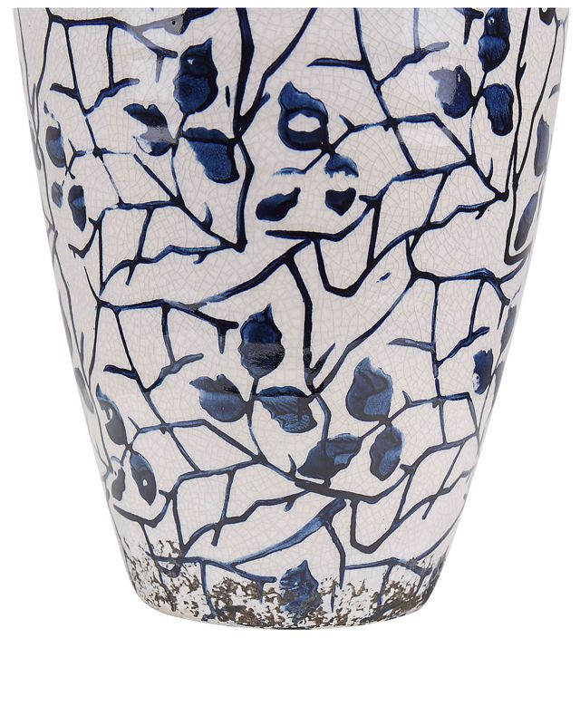 Mallia keramik vase til blomster i hvid, 1 stk.