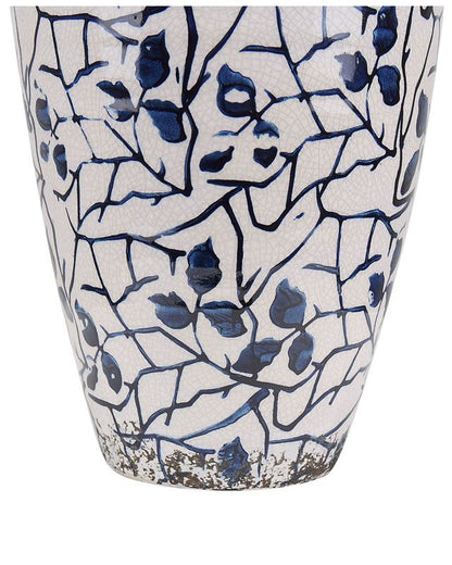 Mallia keramik vase til blomster i hvid, 1 stk.
