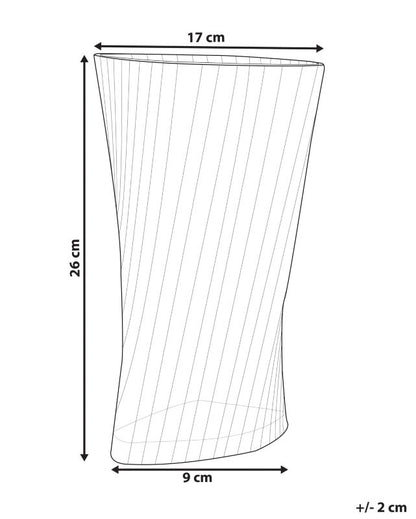 Marpissa vase til blomster i mørkegrønt glas, 1 stk.