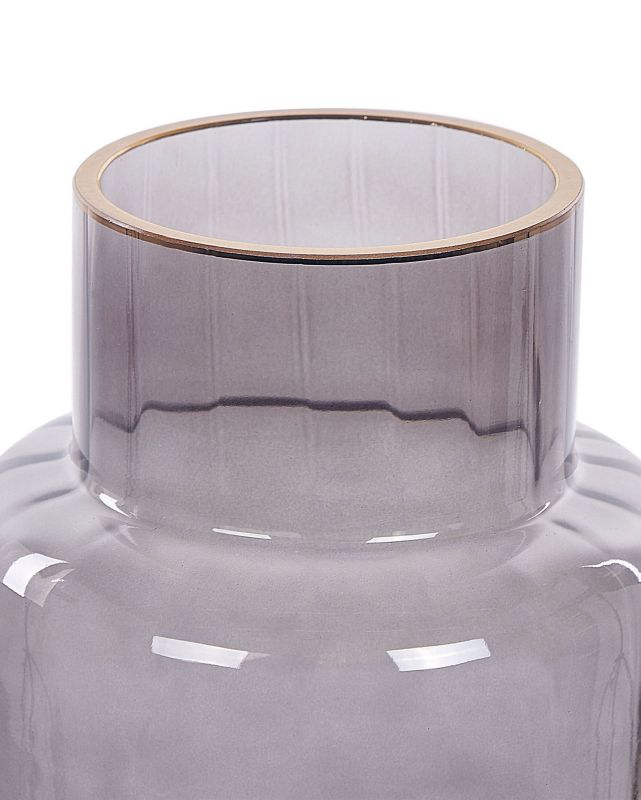 Megalo vase til blomster, gråt glas, 1 stk.
