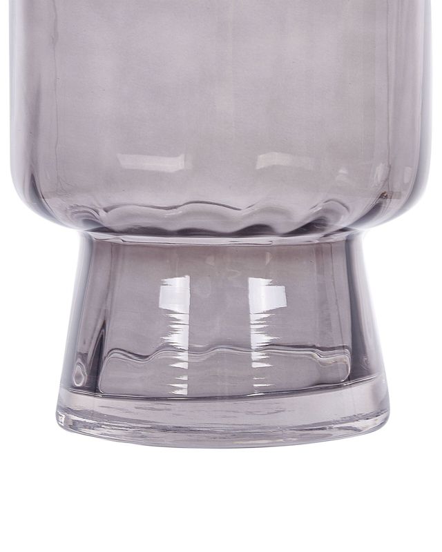 Megalo vase til blomster, gråt glas, 1 stk.