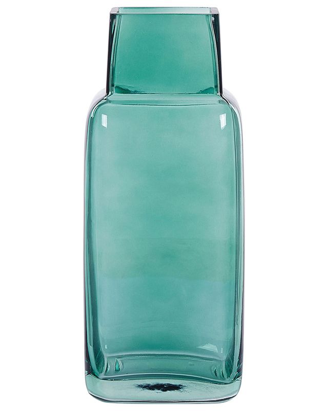 Merbaka vase til blomster i smaragdgrønt glas, 1 stk.