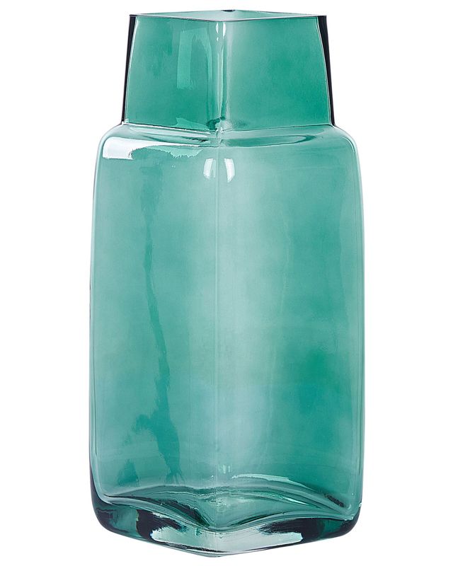 Merbaka vase til blomster i smaragdgrønt glas, 1 stk.