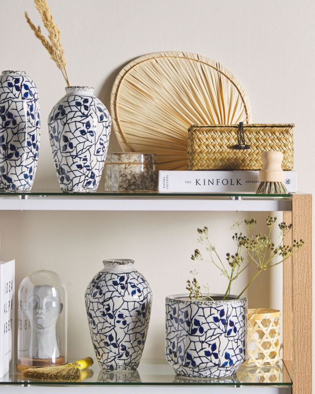 Myos keramik vase til blomster hvid 1 stk.